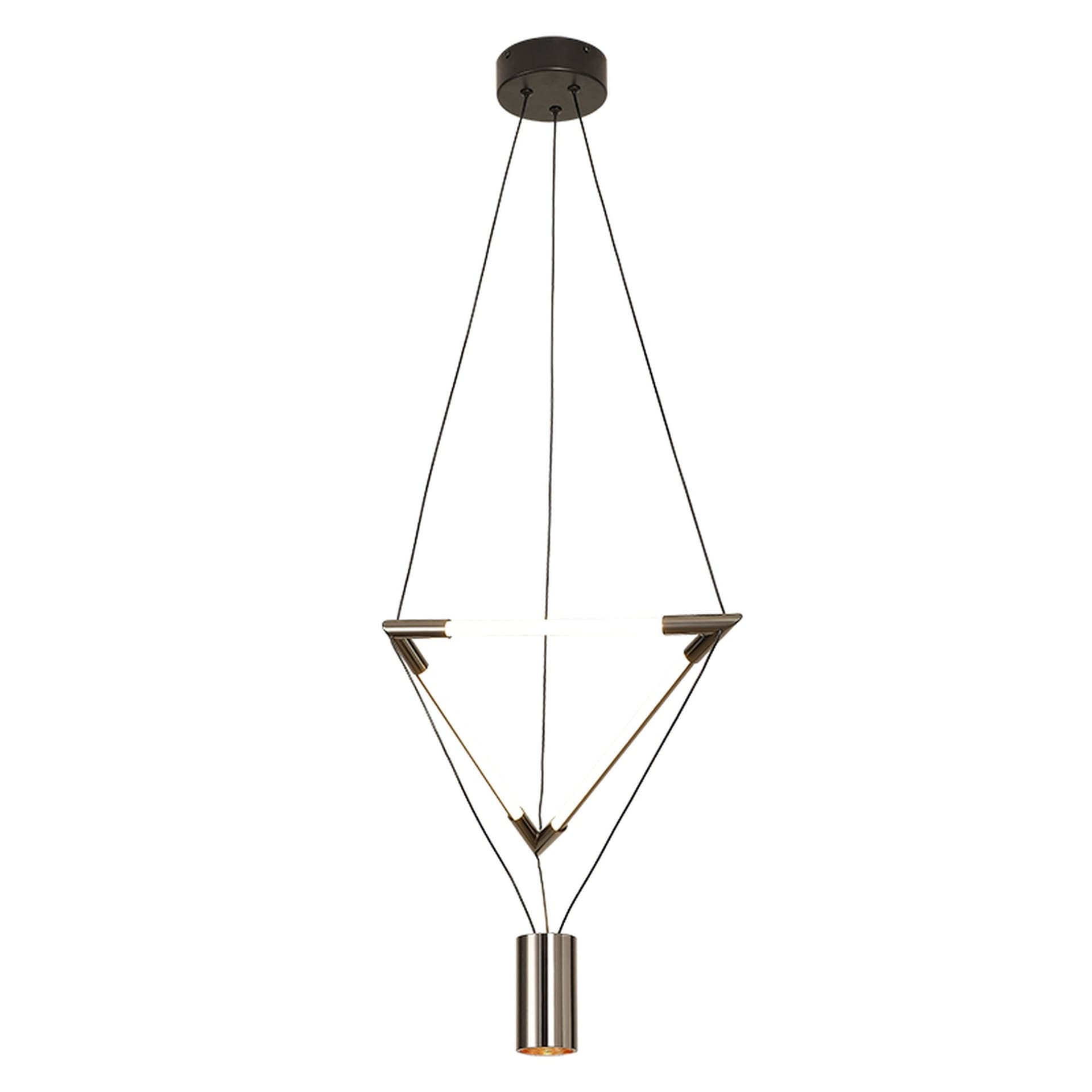 ***DES*** ELECTRA * SUSPENSION 7W+14W NOIR 3000K (PETIT)