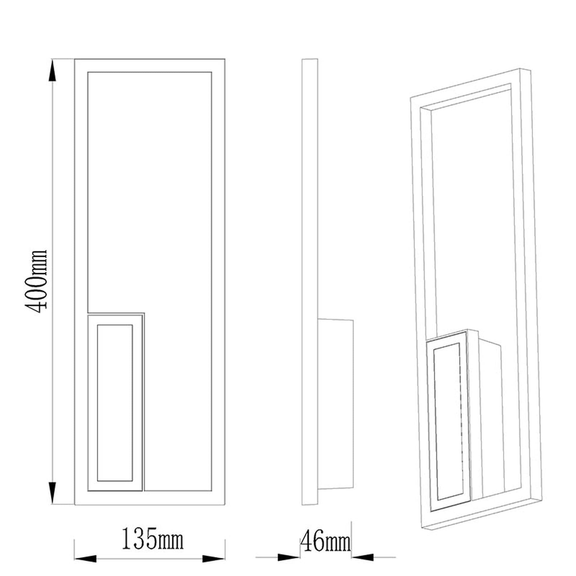***OFFRE/DES*** BLACK BOUTIQUE * APPLIQUE MURALE LED 20W DIMMABLE
