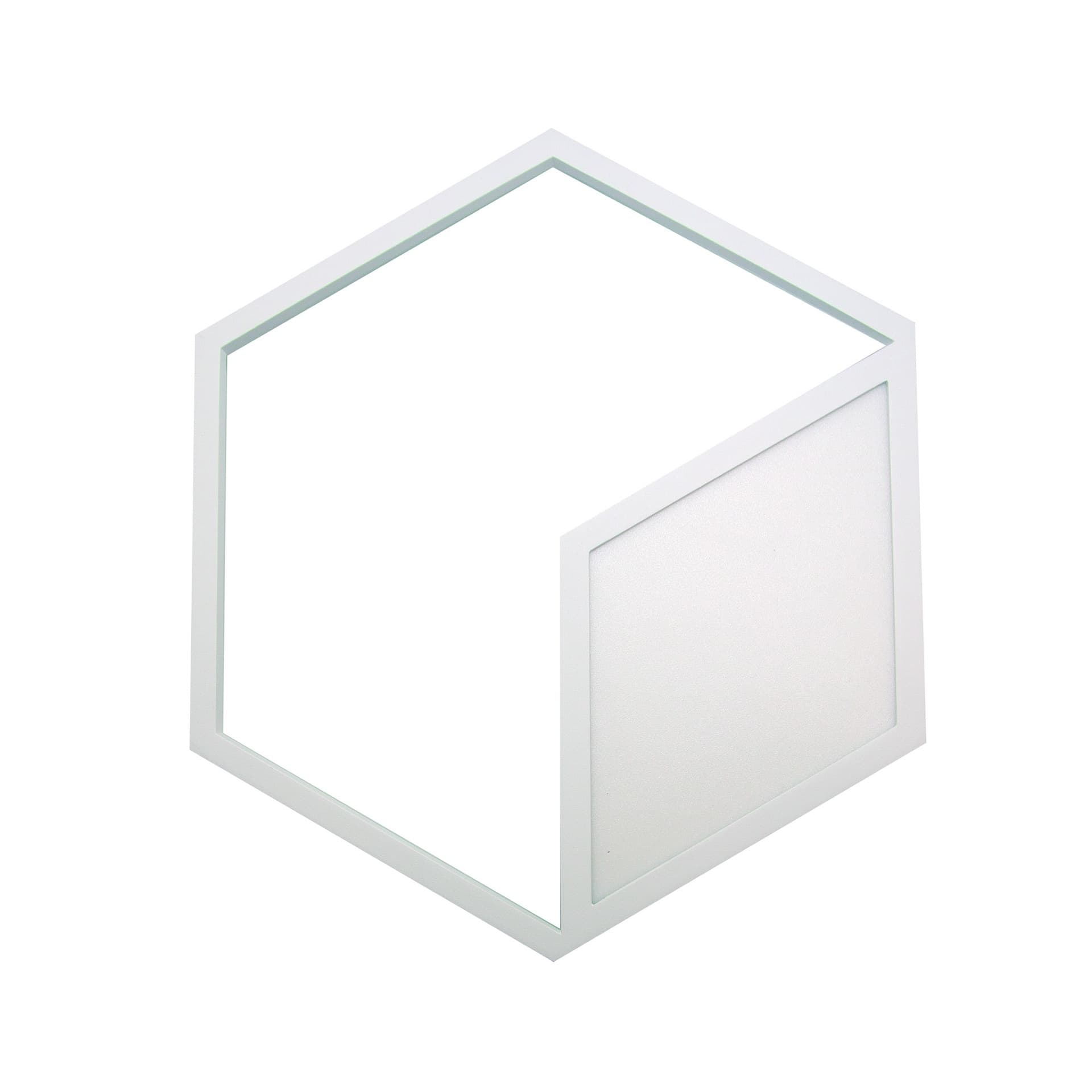***OFFRE/DES*** KUBICK * APPLIQUE/PLAFOND LED BLANC 48W DIM 3000K