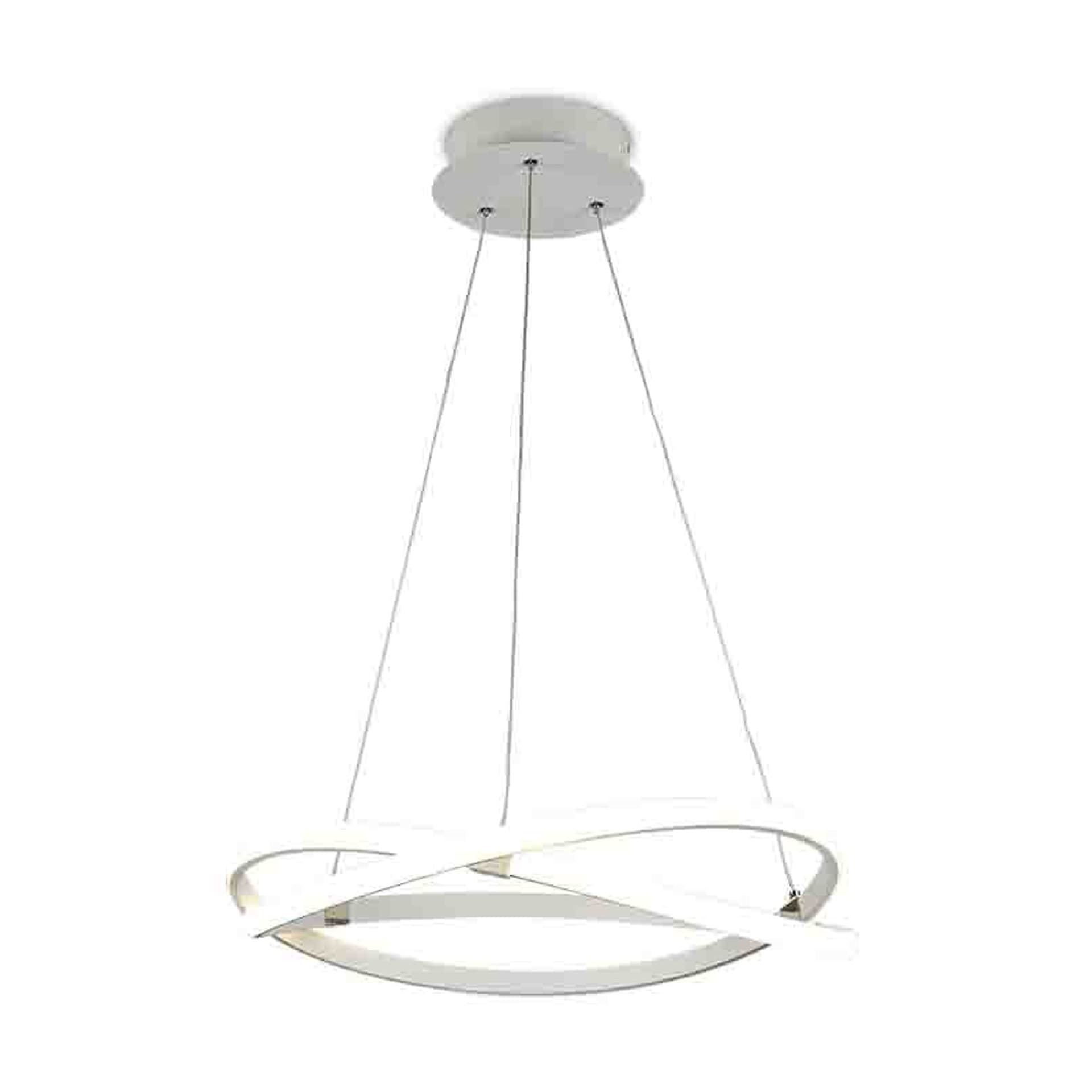 ***Des*** Infinity White Dimmable * Střední závěsné svítidlo 50 cm - stmívatelné