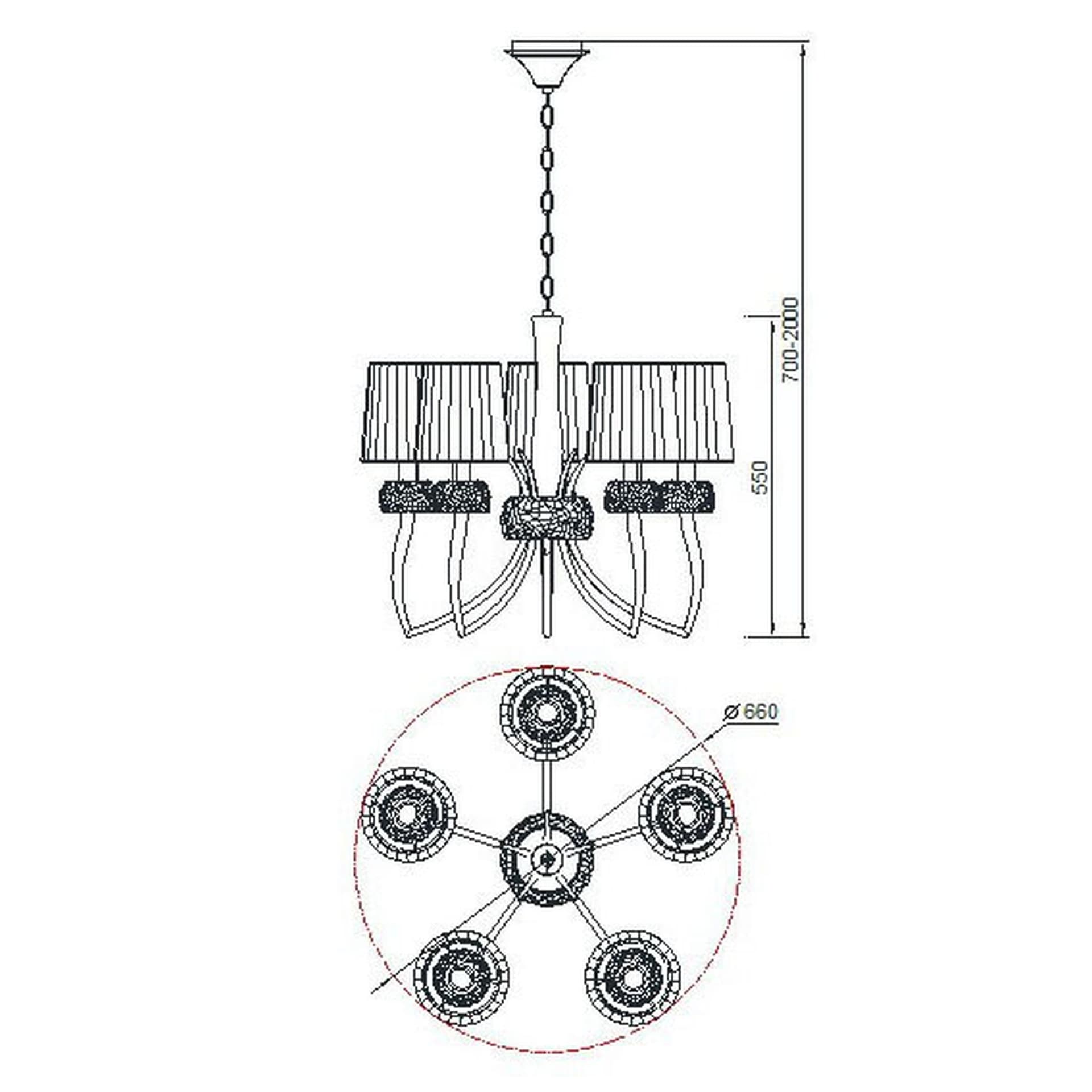 ***OFER/DES*** LOEWE CUIR * LAMPE 5L