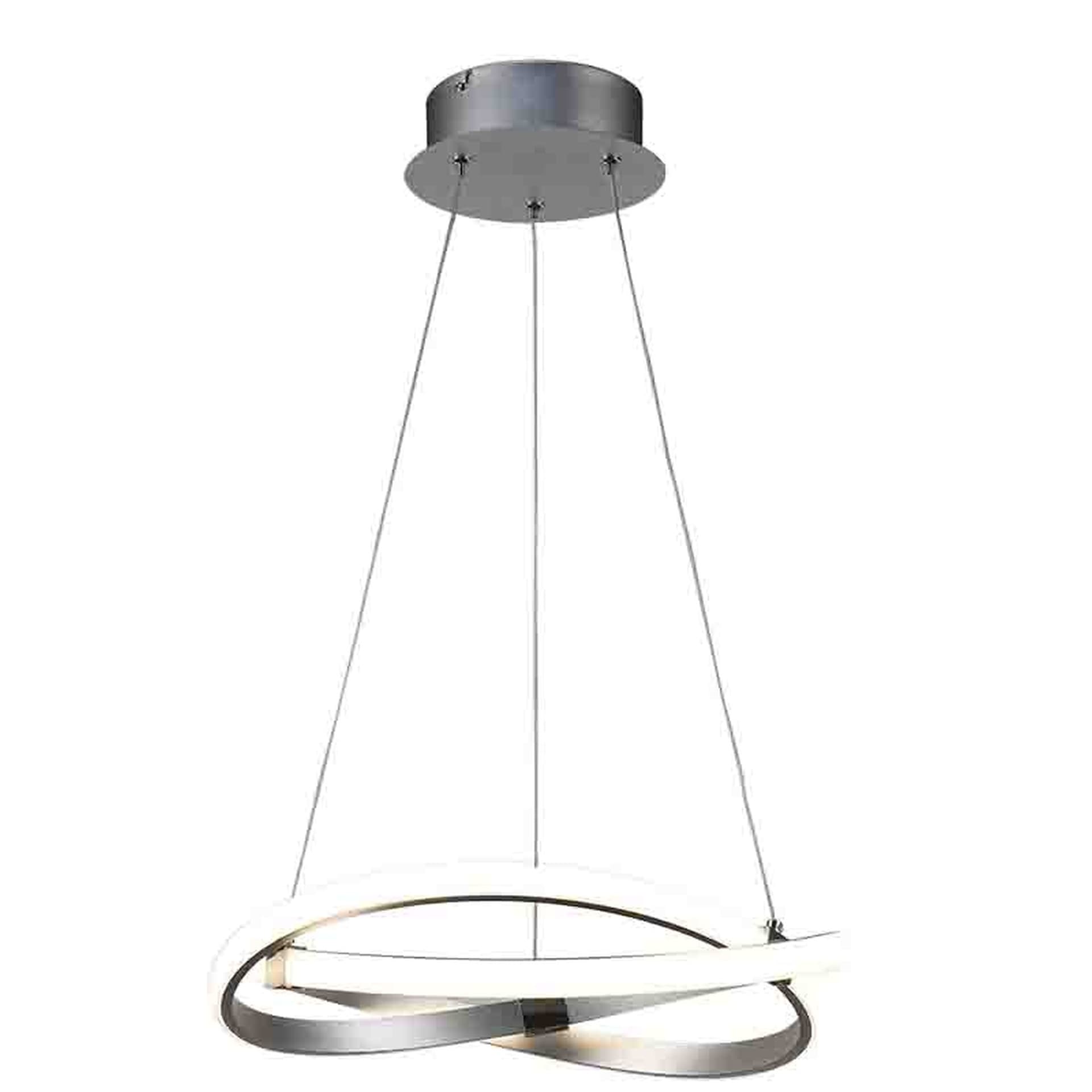 ***Des*** Infinity White Dimmable * Střední závěsné svítidlo 50 cm - stmívatelné