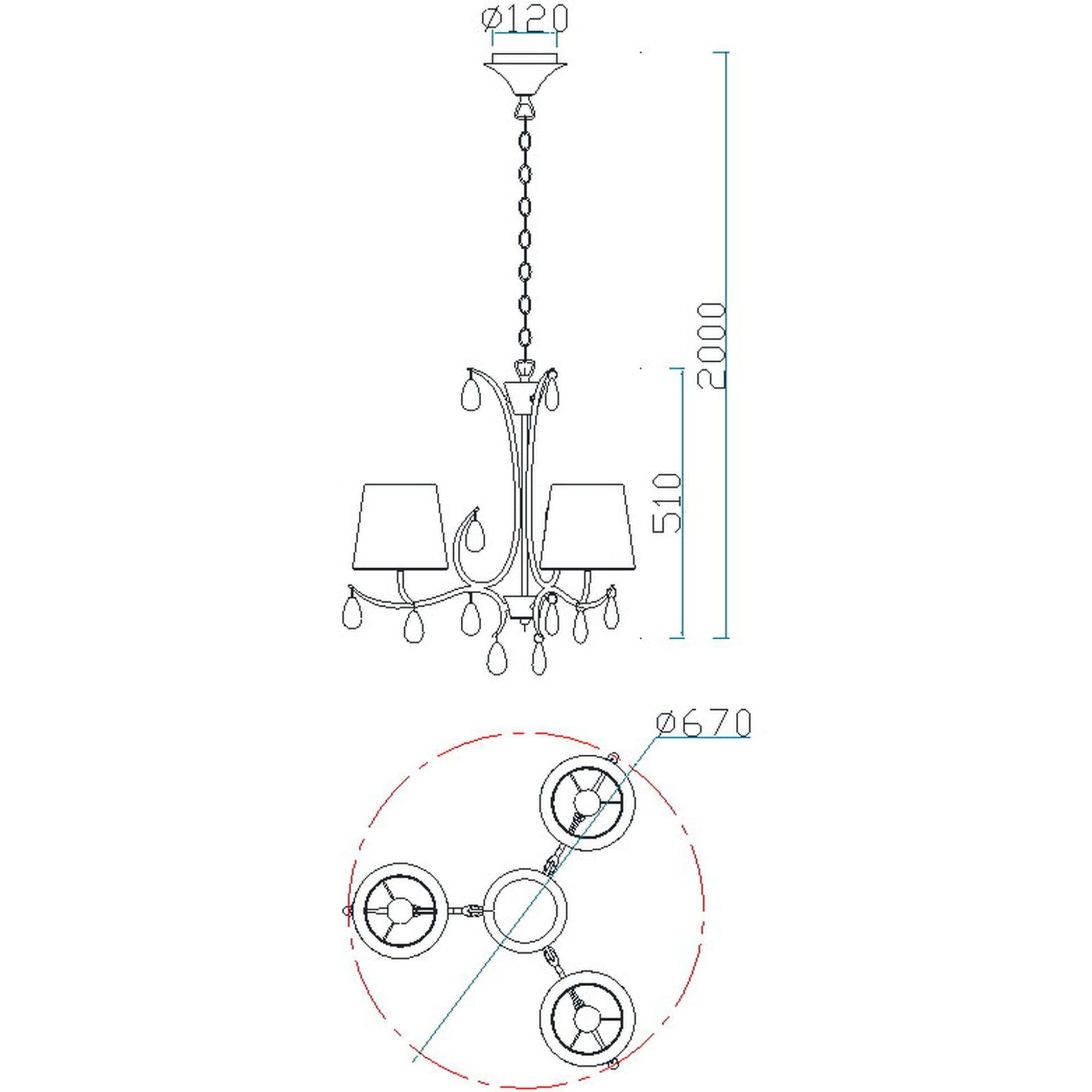 ***Nabídka/Des*** Andrea Cromo * Lampa 3L