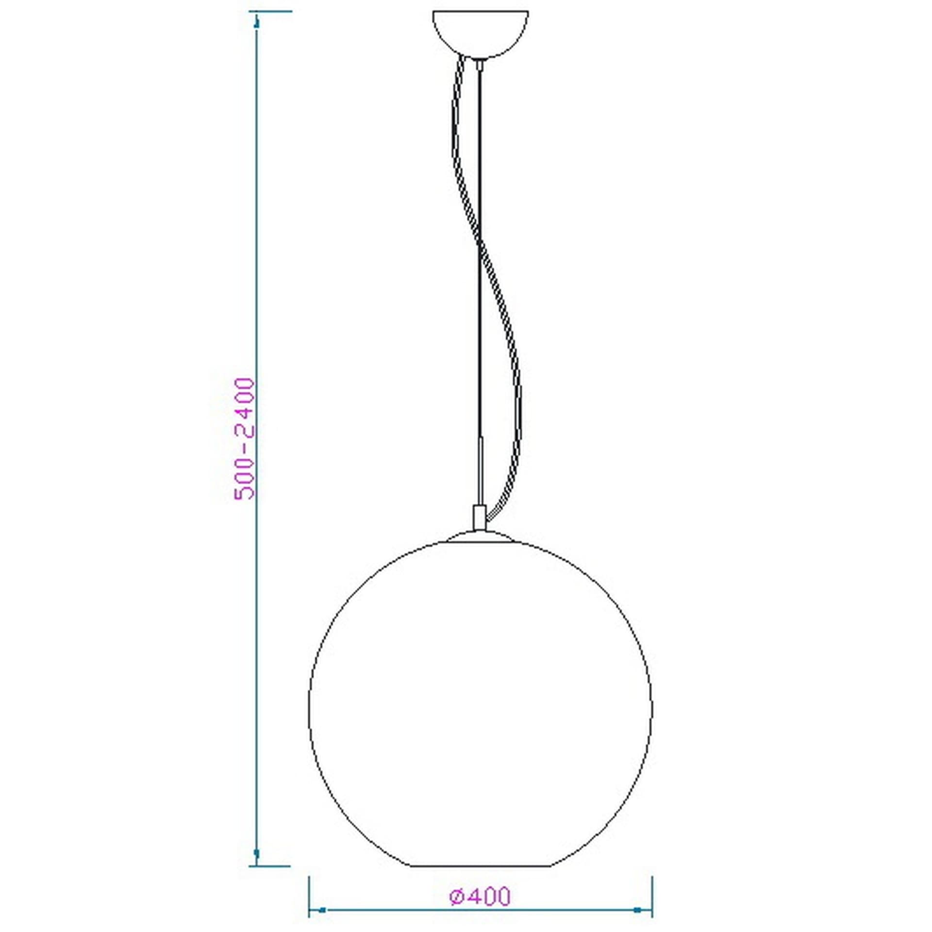 ***Mantra Crystal * Přívěšek 1L Velká bronzová koule