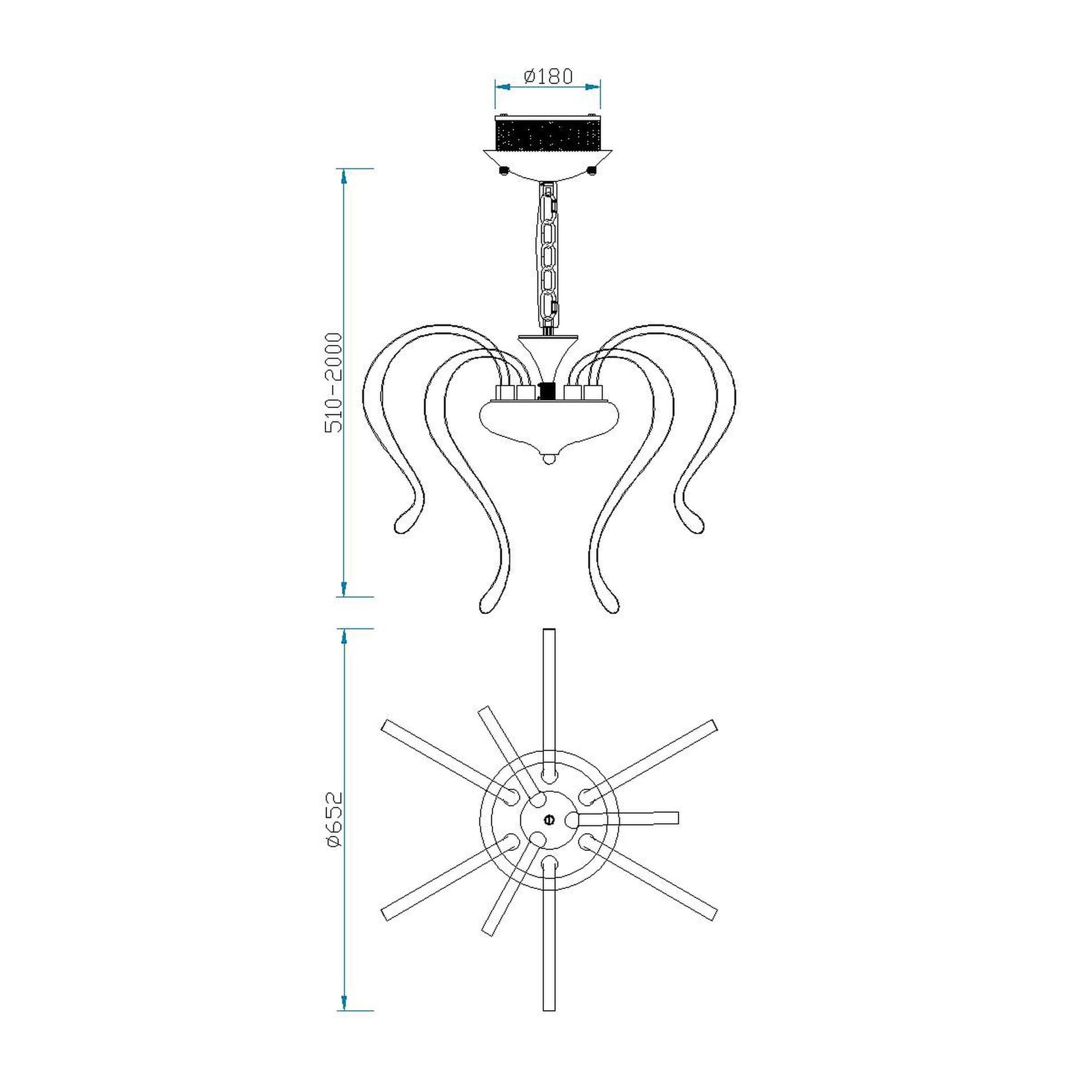 ***Versailles * Lampa 60 cm