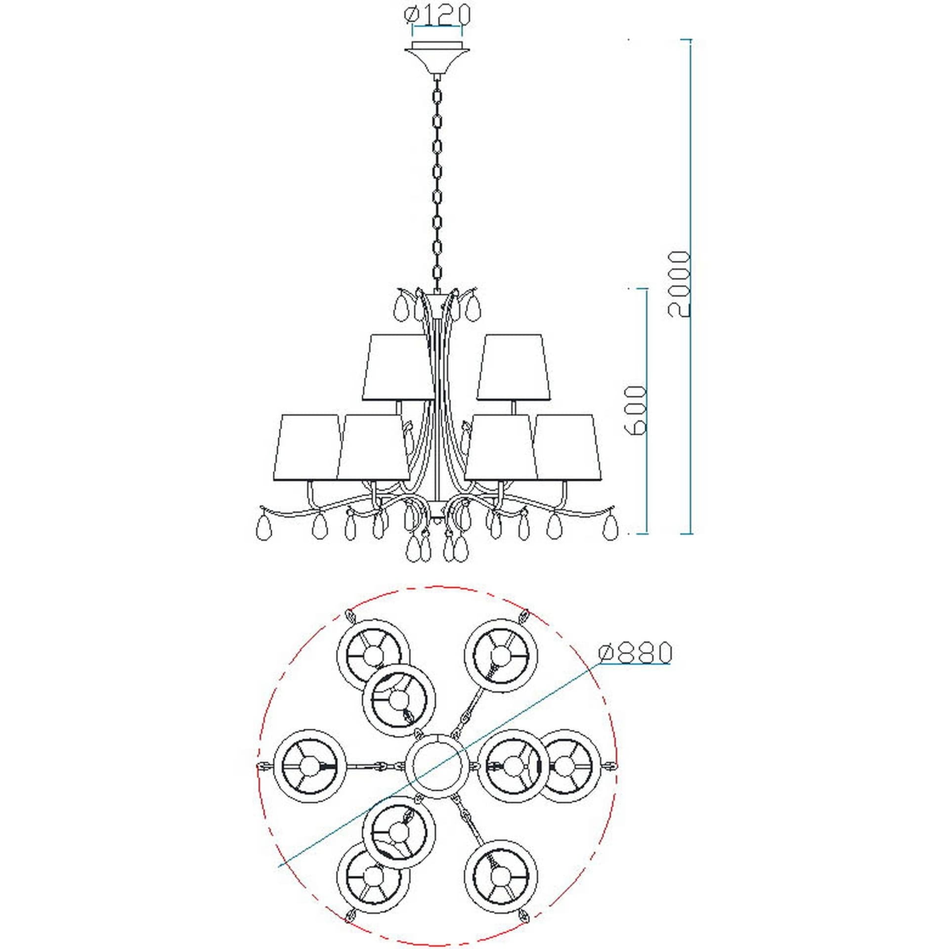 ***Ofer/Des*** Andrea Cromo * Lampa 6+3L