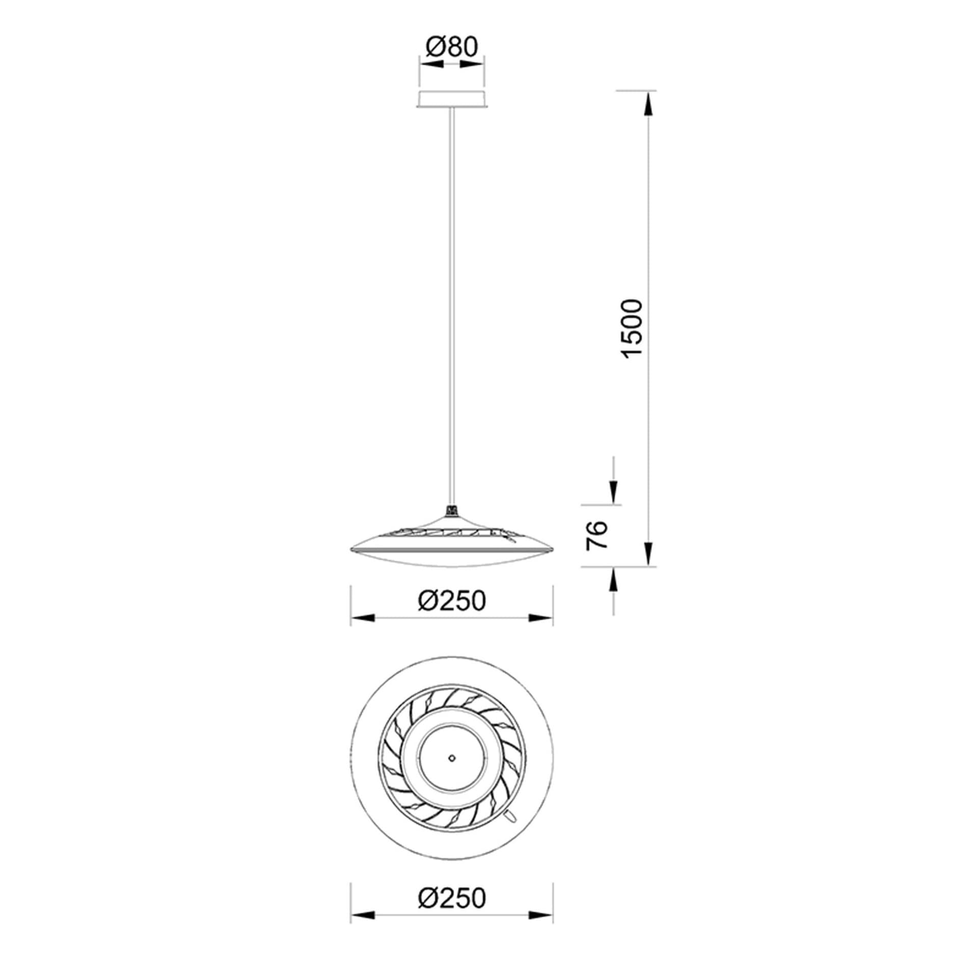 ***OFER/DES*** LAMPA LED SLIM* 25 CM - 3000K - NOIR