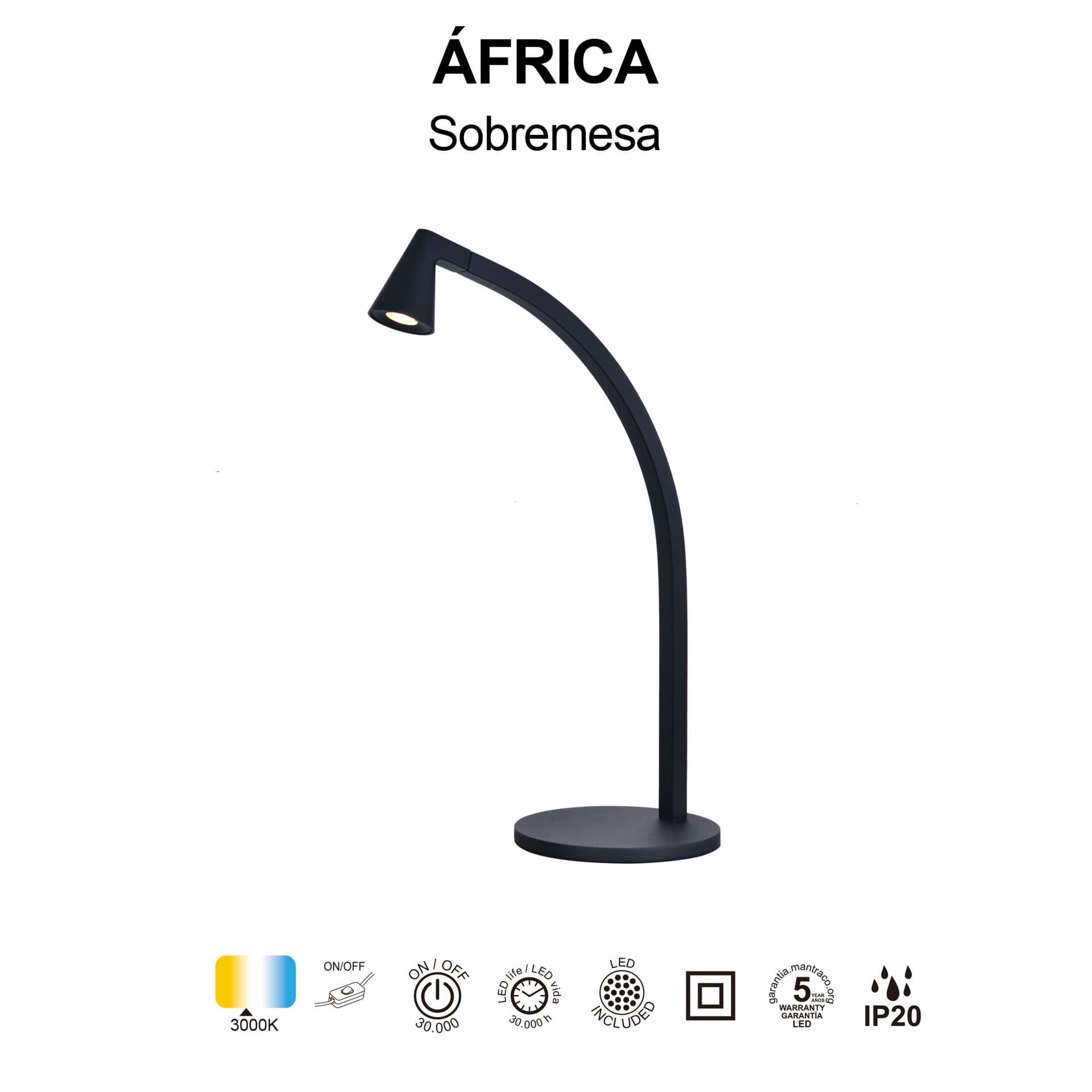 * STOLNÍ LED 6W