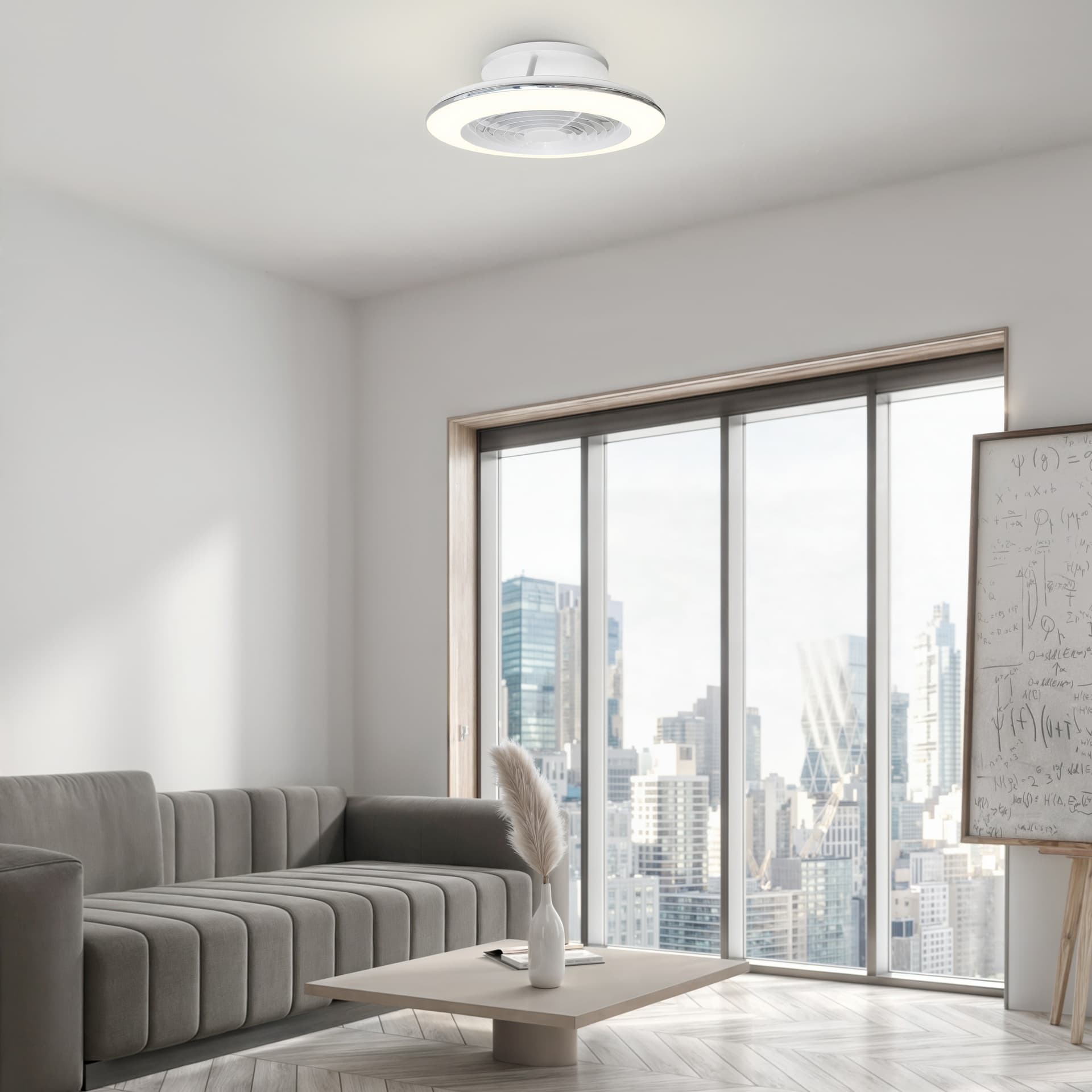 ***NABÍDKA/DES*** ALISIO MINI * VENTILATEUR LED NOIR AVEC TÉLÉCOMMANDE