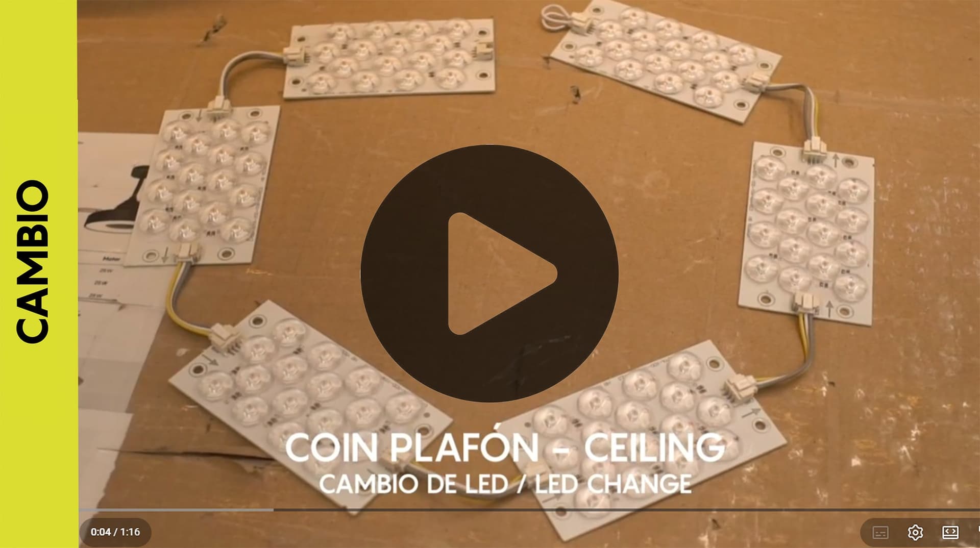 ***DES*** COIN * PLAFONNIER LED CARRÉ 80W - 2700-5000K - AVEC TÉLÉCOMMANDE - BLANC