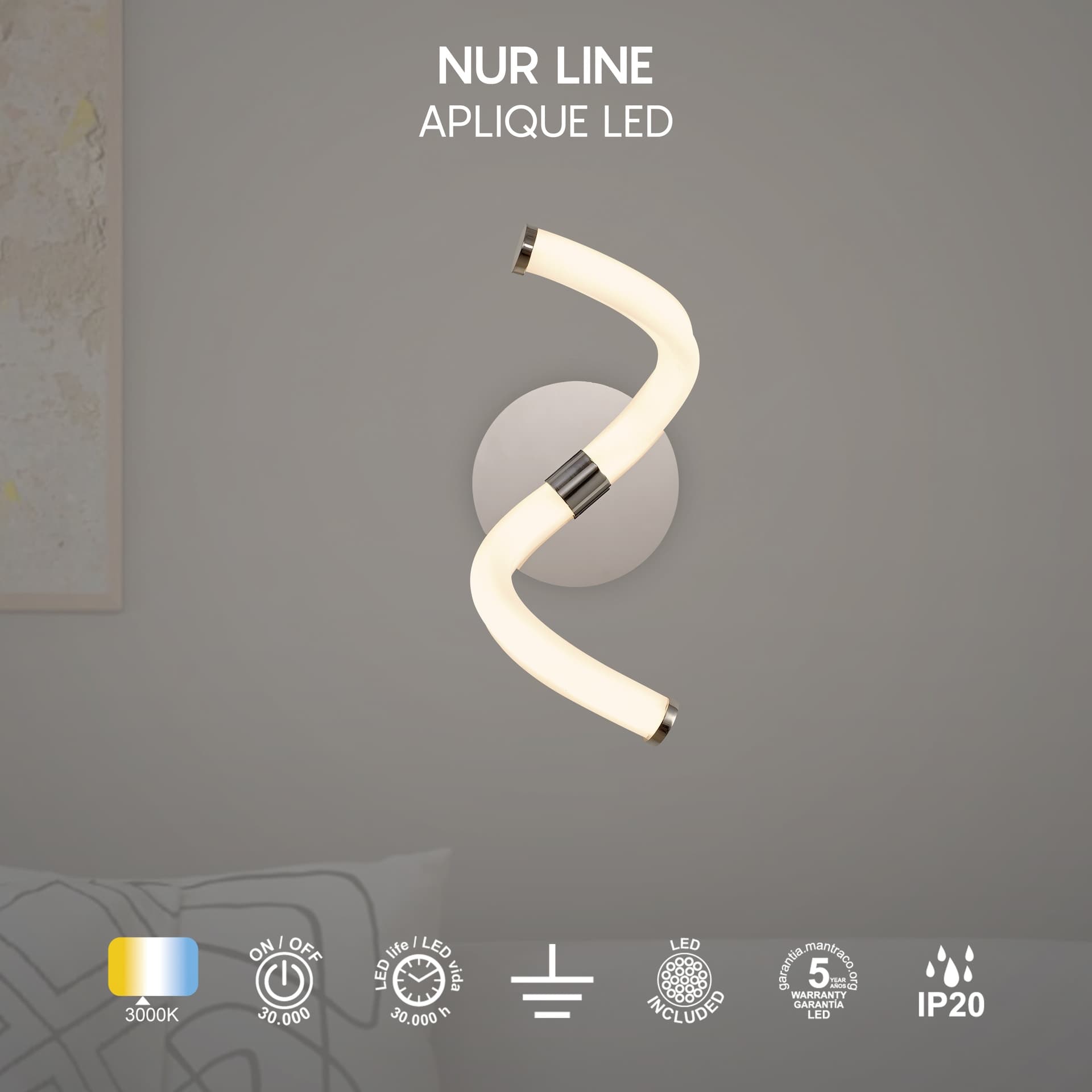 ***Reproduktor/Des*** Line * 12W LED nástěnné světlo