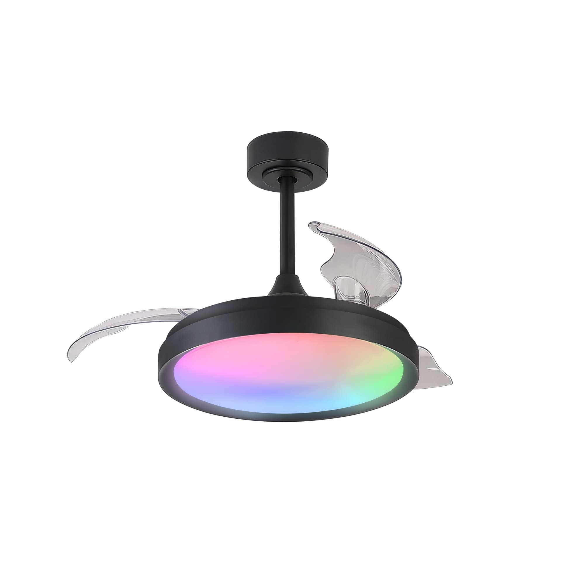 ***SIBERIA * Plafón / ventilátor - černý D43