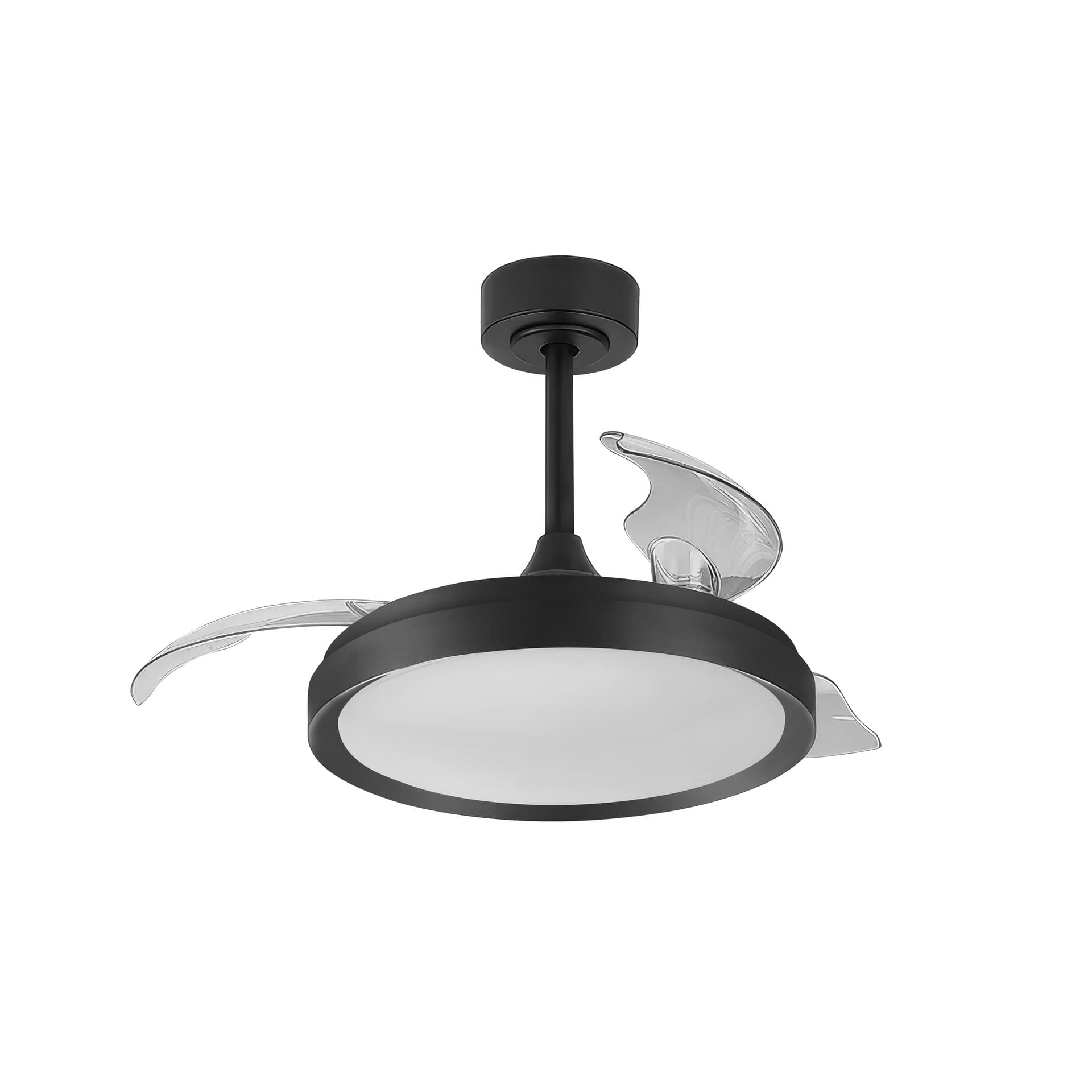 ***SIBERIA * Plafón / ventilátor - černý D43