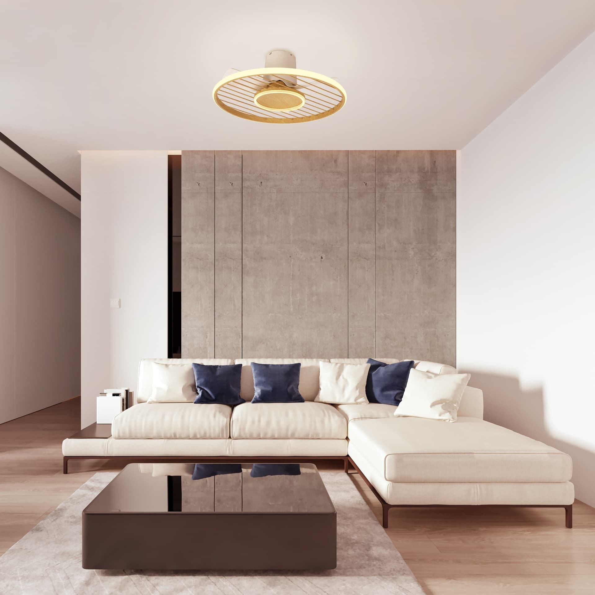 ***SOHO * Plafond / Ventilateur - Noir