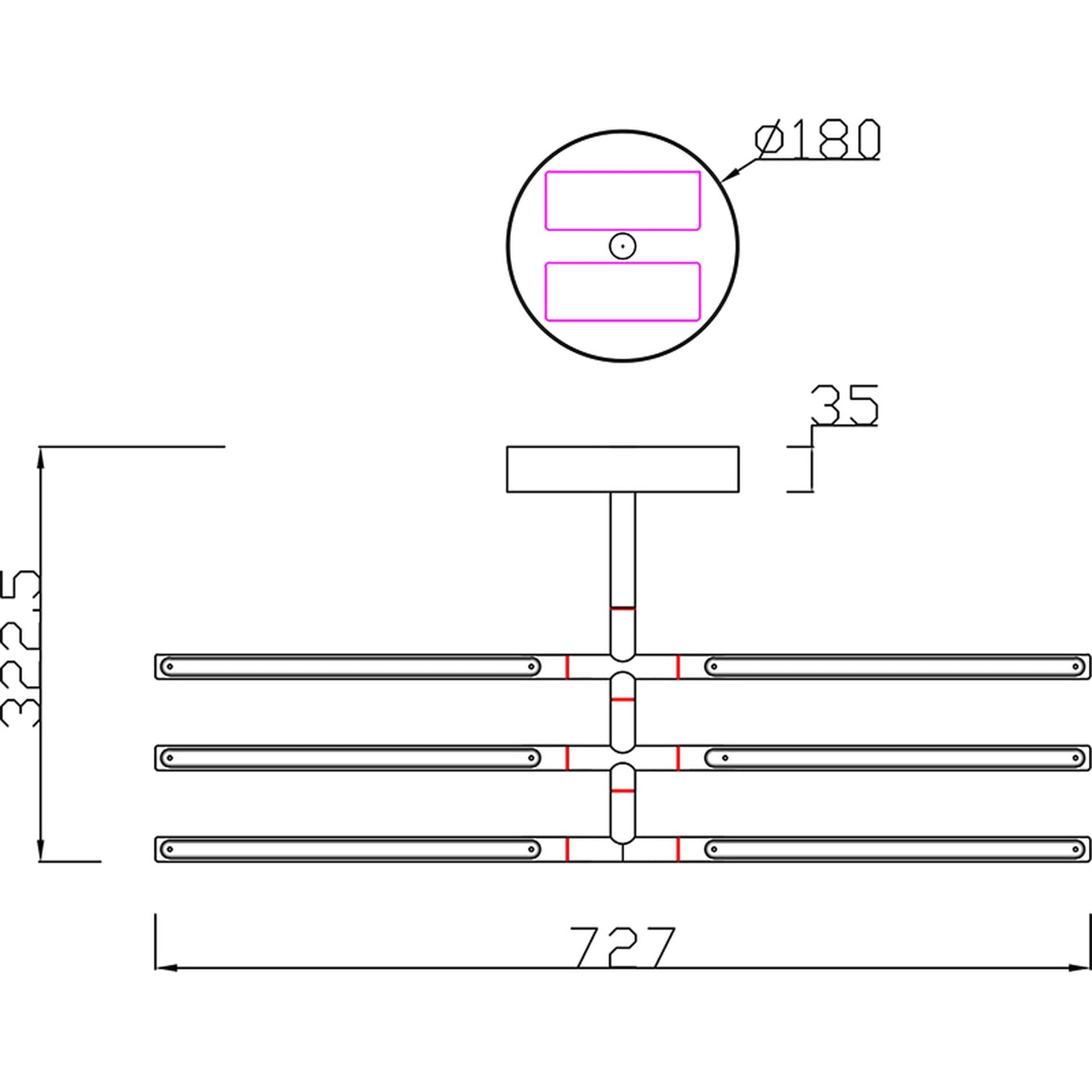***OFER/DES*** SVÍTILNA * PLAFONNIER LED BLANC 36W 3000K