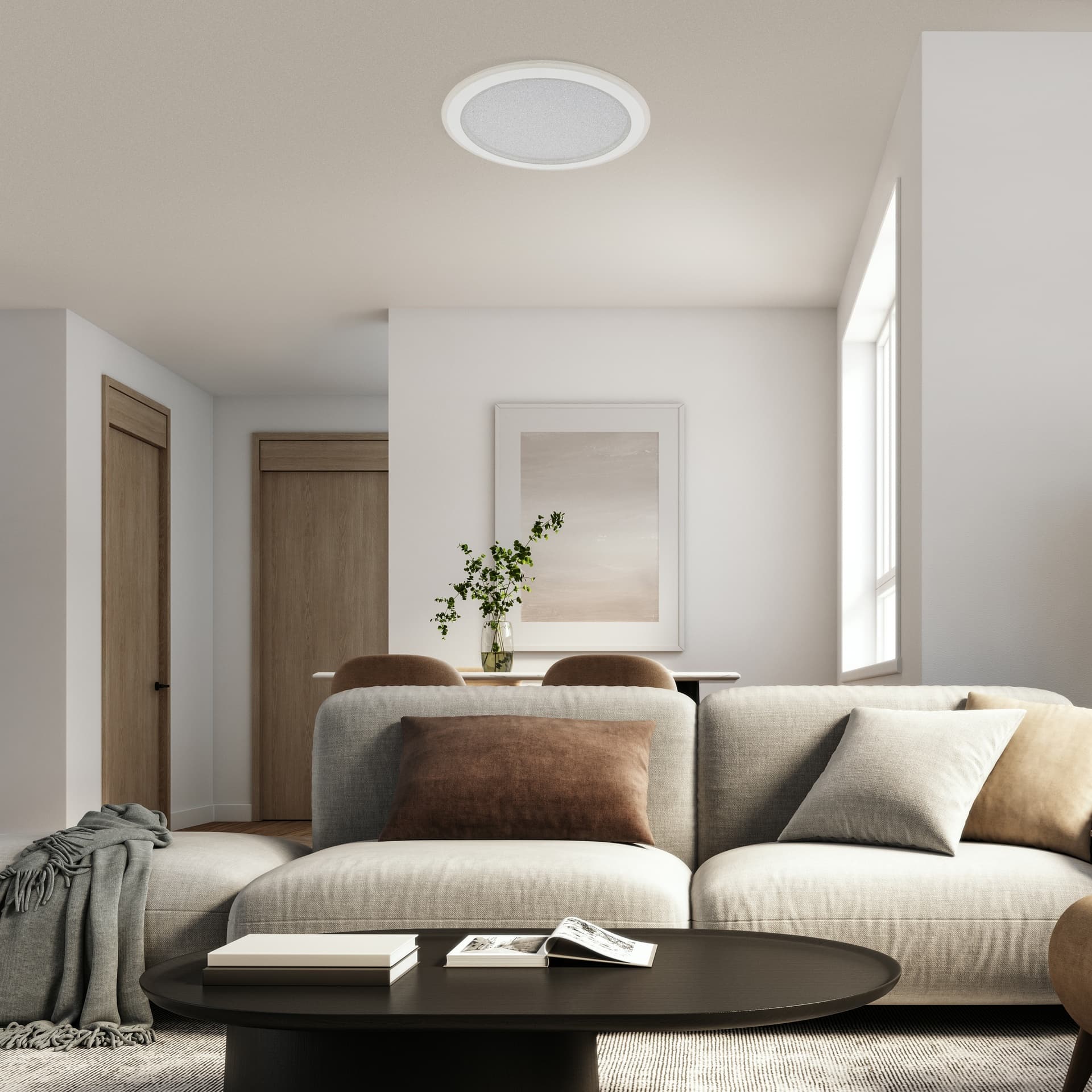 ***NABÍDKA/DES*** TULUM * PLAFONNIER LED 24W - DIMMABLE AVEC TÉLÉCOMMANDE - 3000-6000K