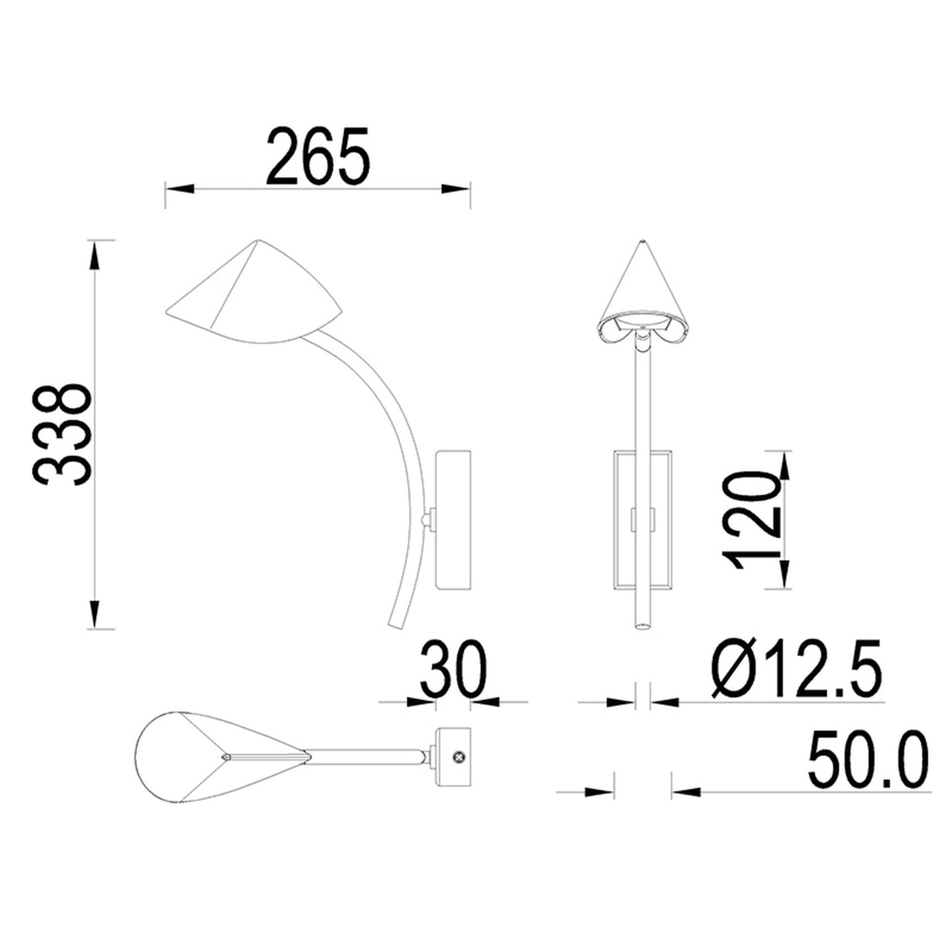 ***OFFRE/DES*** CAPUCCINA * APPLIQUE LED 7W