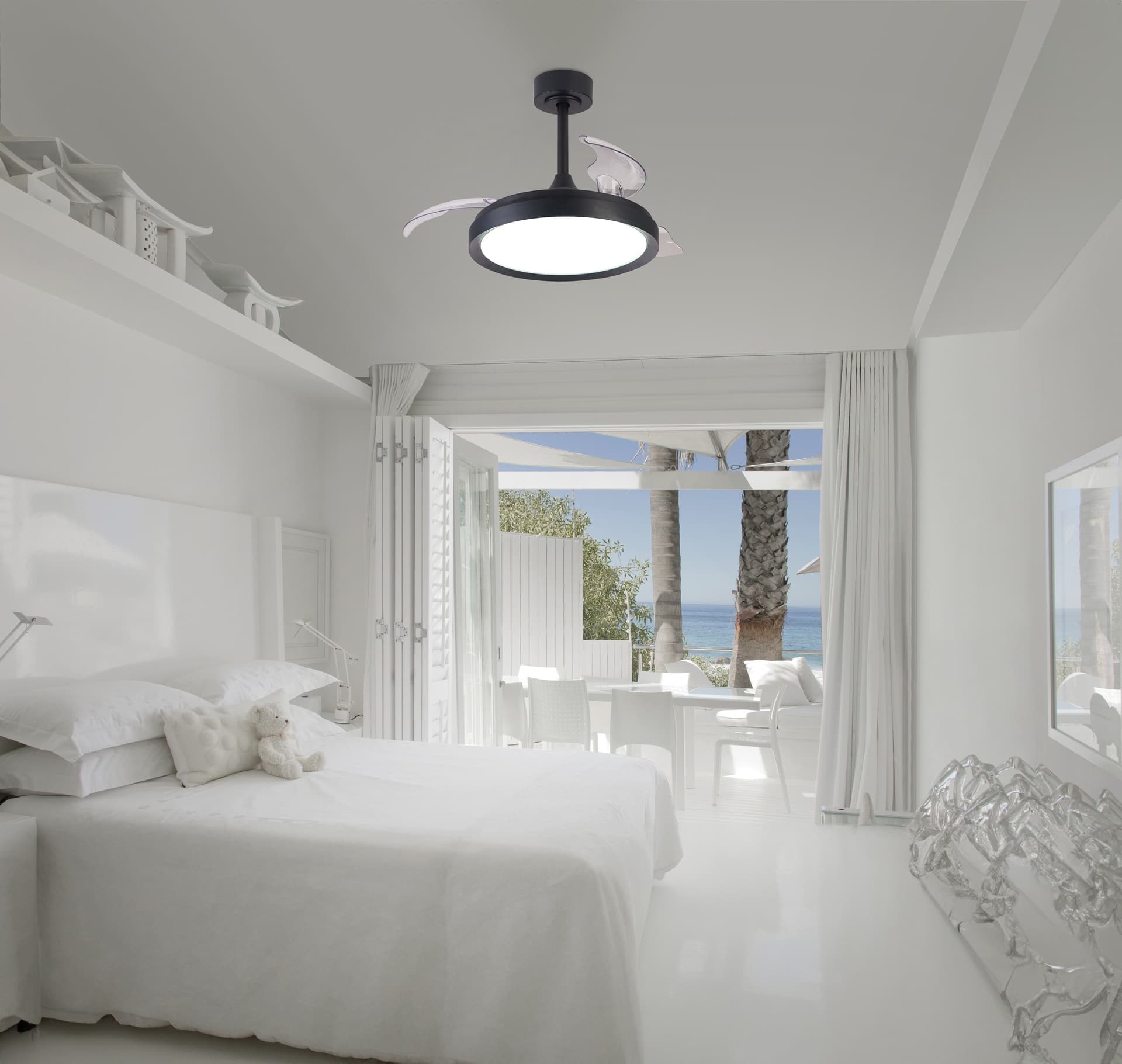 ***DES*** ALOHA * PLAFONNIER / VENTILATEUR - BLANC