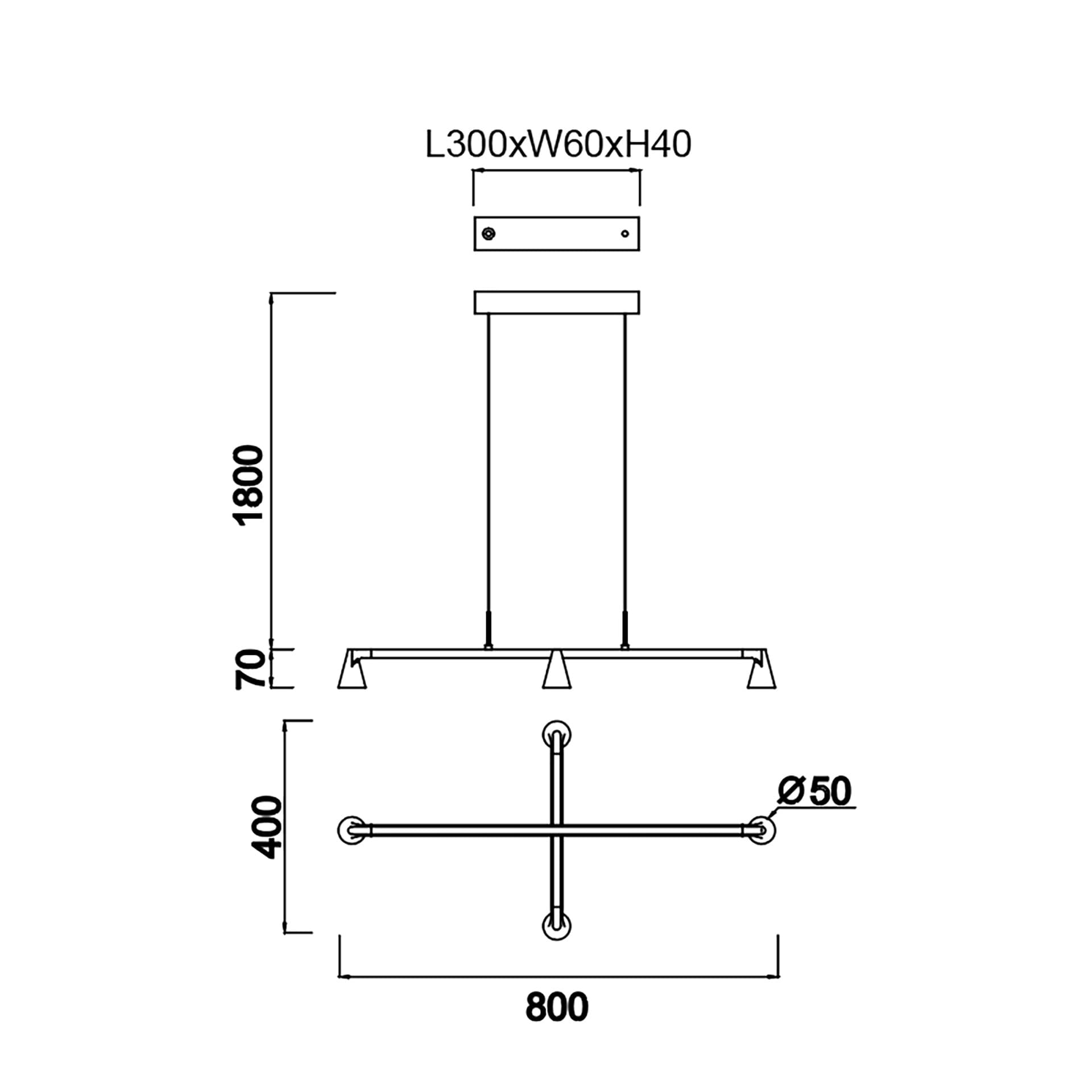 * LED LAMPA 18W