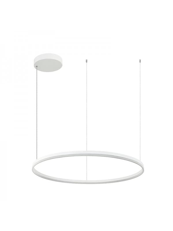 20265 84W LED Závěsné svítidlo 83W 3000K hliník & akryl bílá