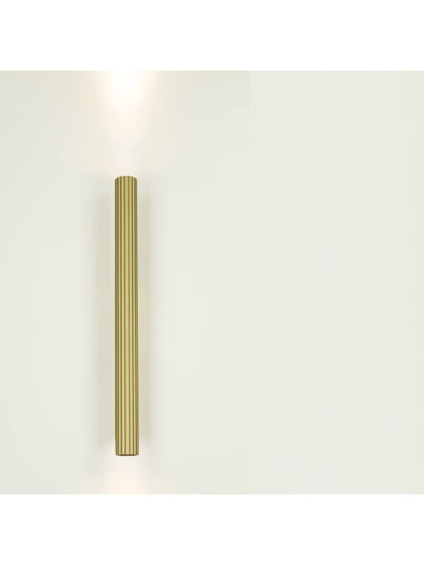 25219 Nástěnné LED svítidlo 2x6W 3000K mosaz kov - hliník
