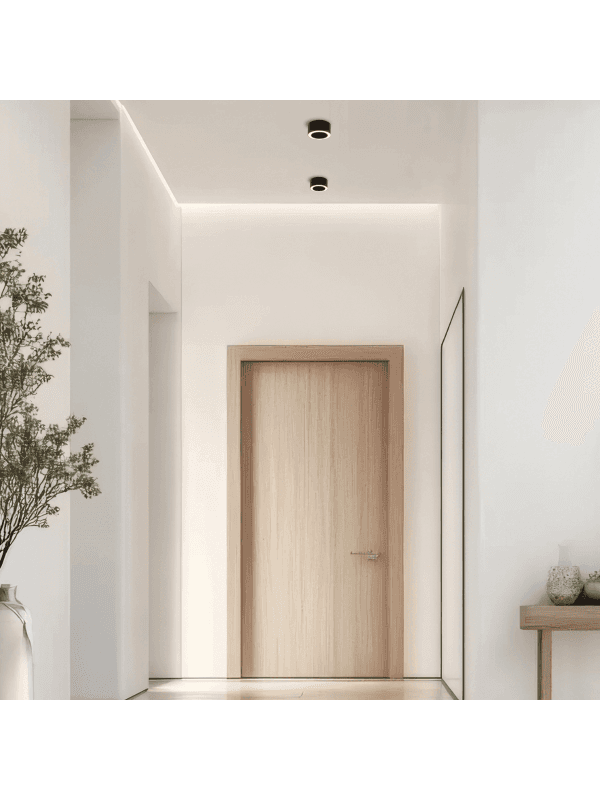 25309 stropní LED svítidlo 7W 3000K pískovaná černá